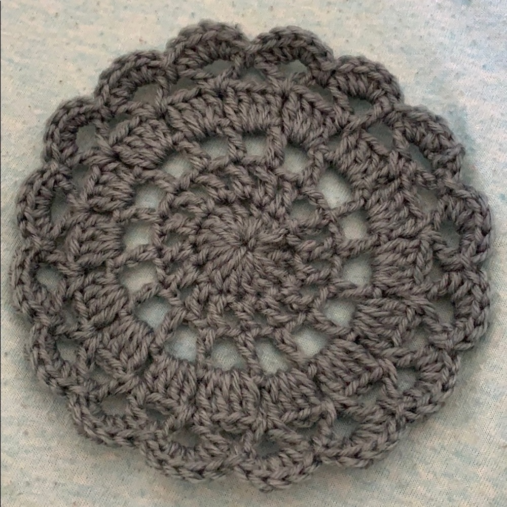 Hand made 4” doily